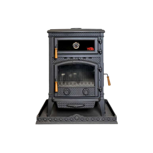 BDS009 -  VERTICAL OVEN FIREPLACE WITH SIDE DOOR AND SIDE GLASS (WITH ASHTRAY AT THE BOTTOM)