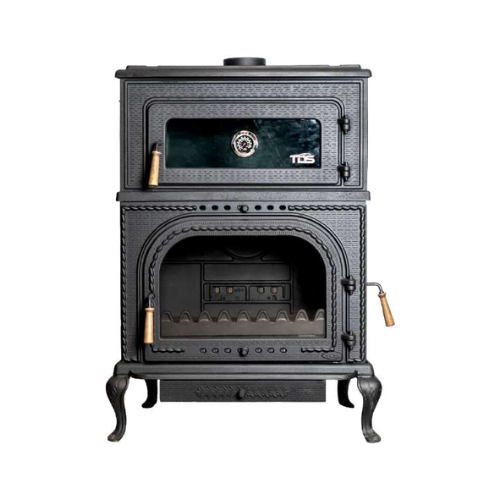 BDS061H - VERTICAL OVEN FIREPLACE WITH SIDE DOOR AND SIDE GLASS (WITH BOTTOM ASHTRAY)