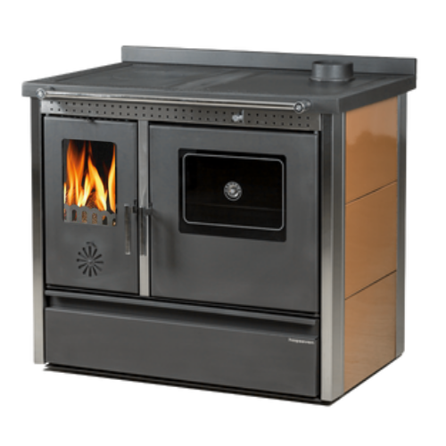 HOŞSEVEN 4050 LOTUS INOX ODUN YAKITLI FIRINLI SOBA