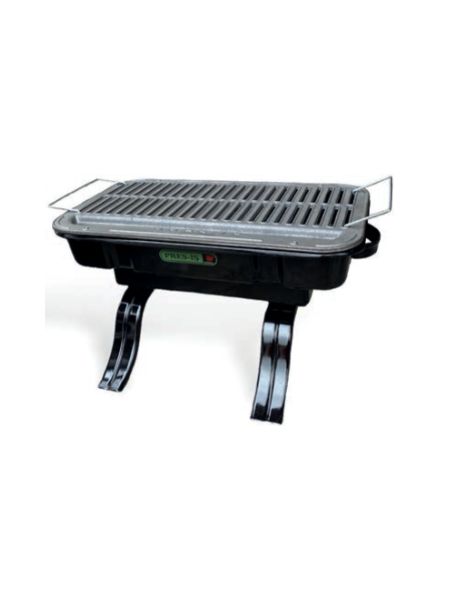 Pres İş - 50cm Cast Iron Grated Lion Leg Enamel BBQ Grill