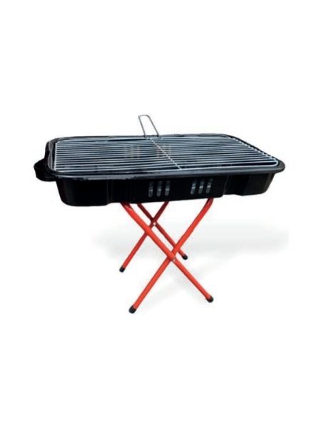 Pres İş - 50cm Legged Enamel Wire BBQ Grill