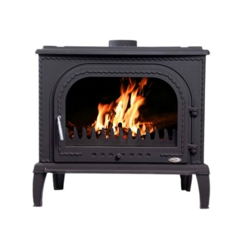 TDS037F FIREPLACE WITH SIDE GLASS, ASHTRAY FROM BOTTOM